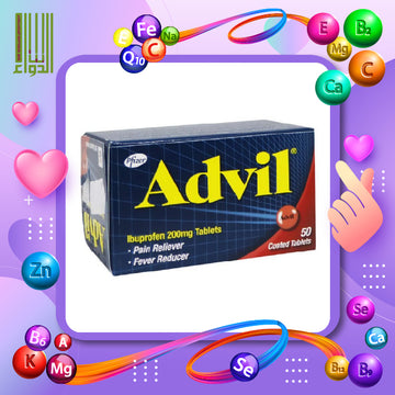 Advil 200 Mg 50 Coated Tablets